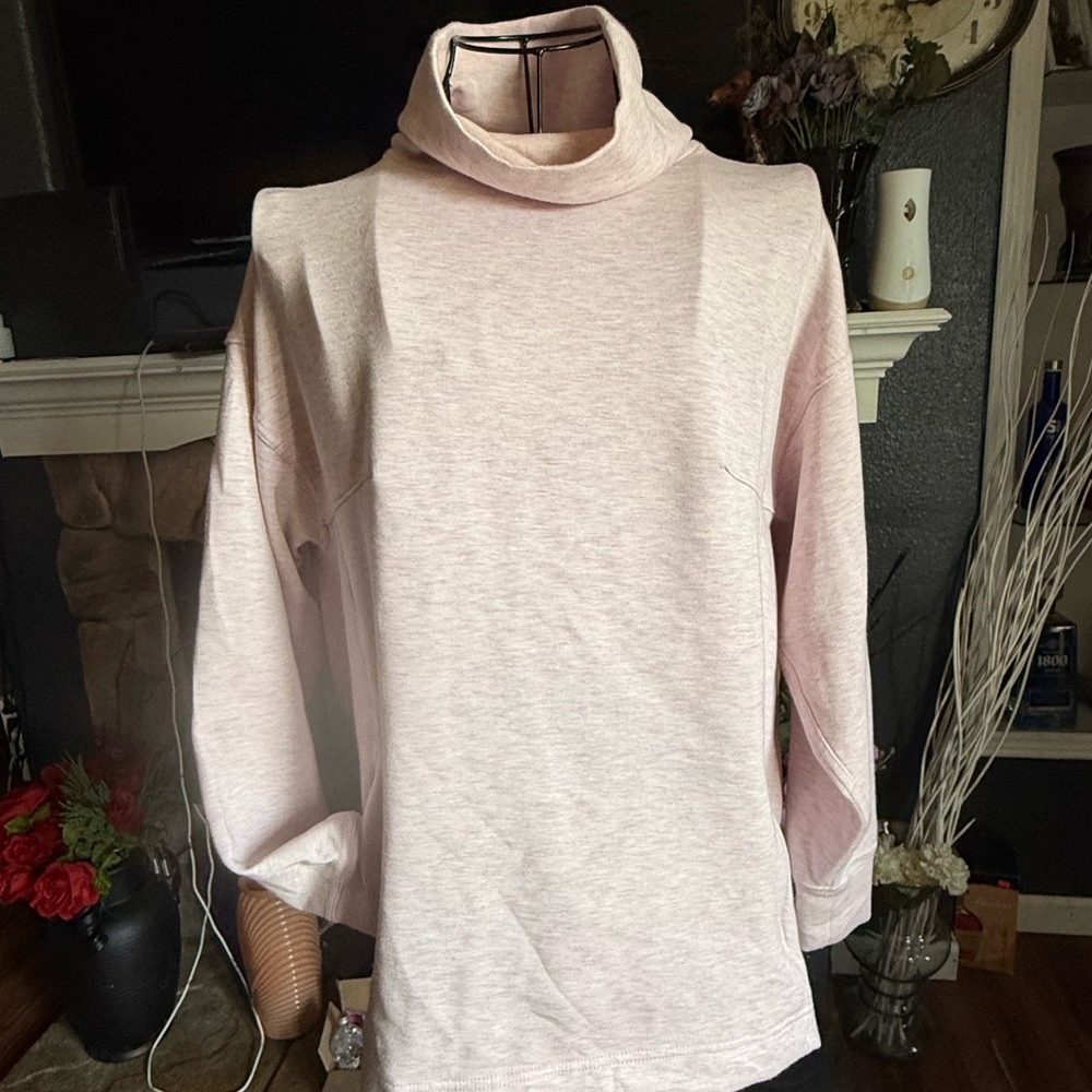 Danskin studio to street size M  Pink Women's Turtleneck Sweater